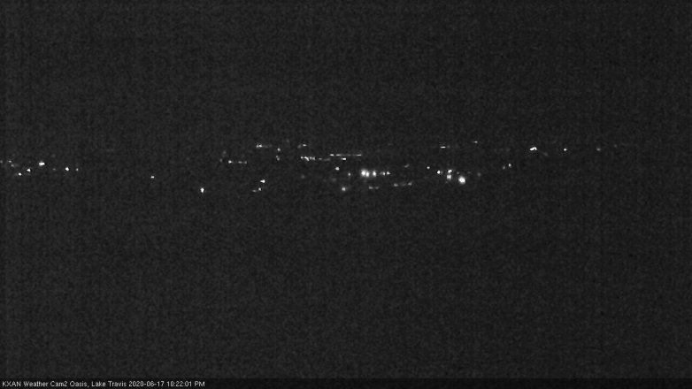 Lake Travis webcam, June 17, 2020 10:25 PM CT