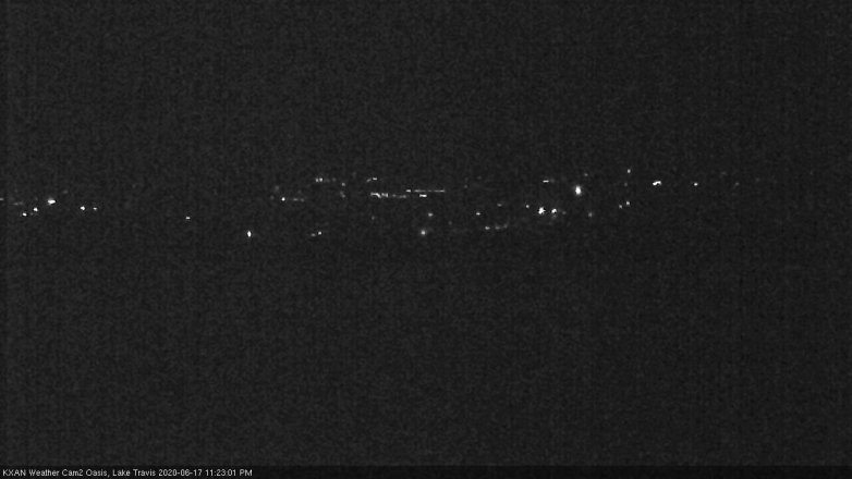 Lake Travis webcam, June 17, 2020 11:25 PM CT