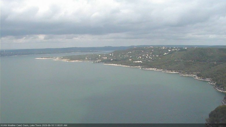 Lake Travis webcam, June 18, 2020 11:00 AM CT