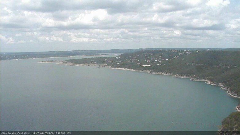 Lake Travis webcam, June 18, 2020 12:25 PM CT