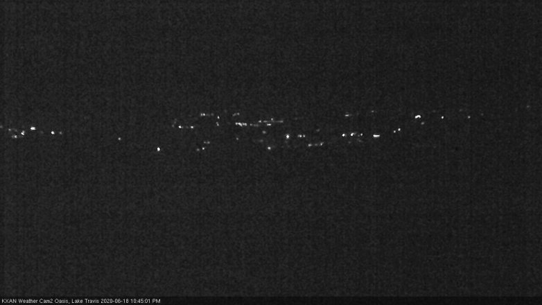 Lake Travis webcam, June 18, 2020 10:45 PM CT