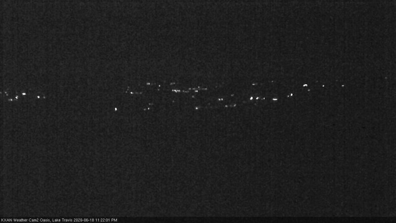 Lake Travis webcam, June 18, 2020 11:25 PM CT