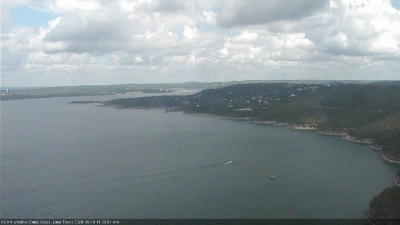 Lake Travis webcam, June 19, 2020 11:00 AM CT