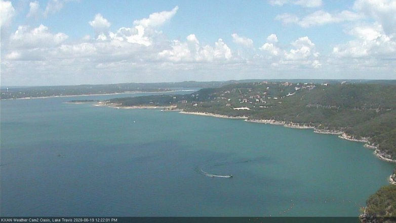 Lake Travis webcam, June 19, 2020 12:25 PM CT