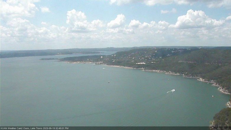 Lake Travis webcam, June 19, 2020 2:45 PM CT