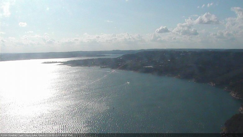 Lake Travis webcam, June 19, 2020 5:45 PM CT