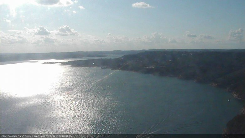 Lake Travis webcam, June 19, 2020 6:00 PM CT