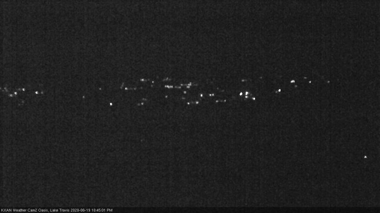Lake Travis webcam, June 19, 2020 10:45 PM CT
