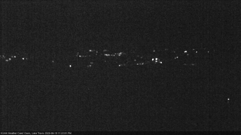 Lake Travis webcam, June 19, 2020 11:25 PM CT