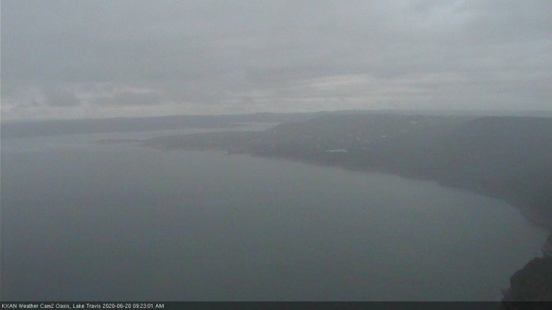 Lake Travis webcam, June 20, 2020 9:25 AM CT