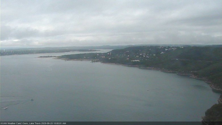 Lake Travis webcam, June 20, 2020 10:00 AM CT