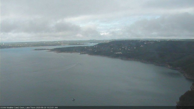 Lake Travis webcam, June 20, 2020 10:25 AM CT