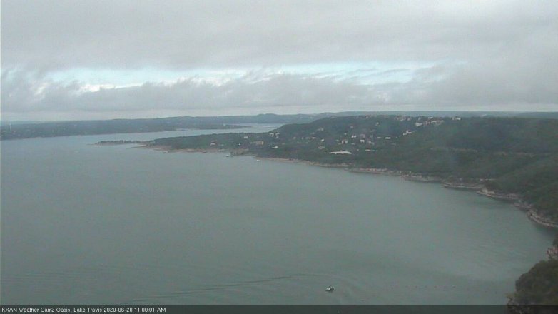 Lake Travis webcam, June 20, 2020 11:00 AM CT