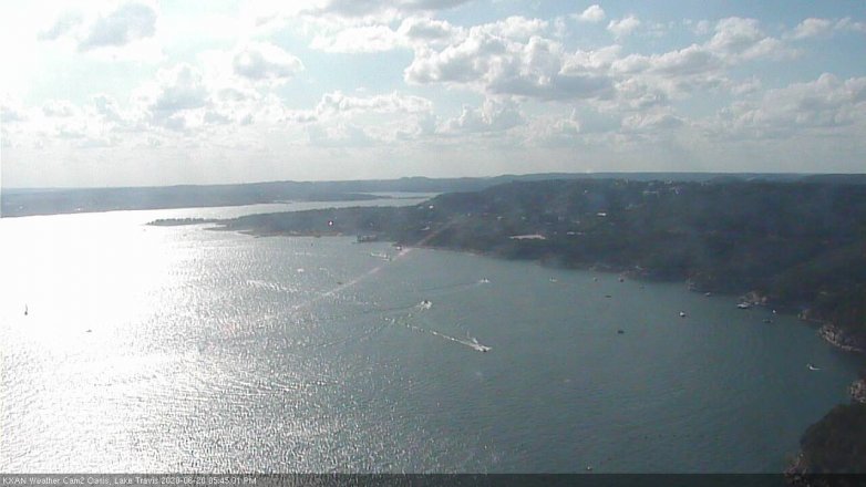 Lake Travis webcam, June 20, 2020 5:45 PM CT