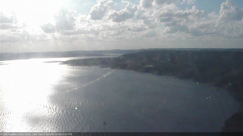 Lake Travis webcam, June 20, 2020 6:25 PM CT