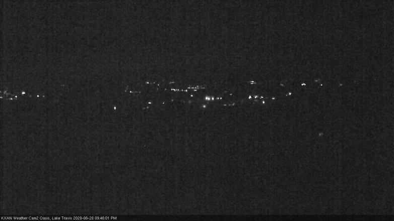 Lake Travis webcam, June 20, 2020 9:45 PM CT