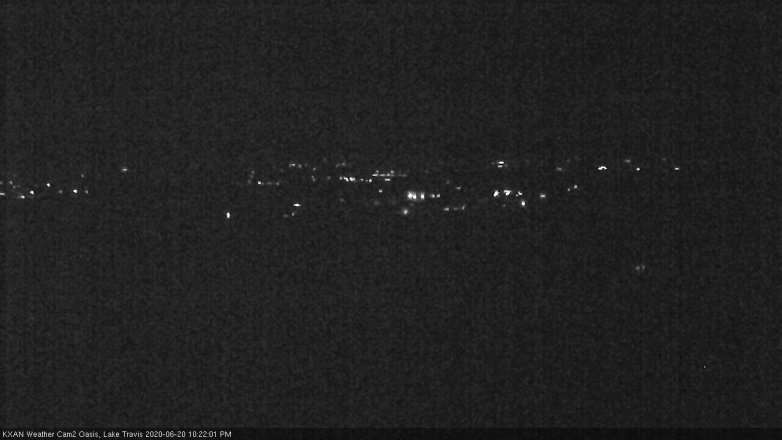 Lake Travis webcam, June 20, 2020 10:25 PM CT