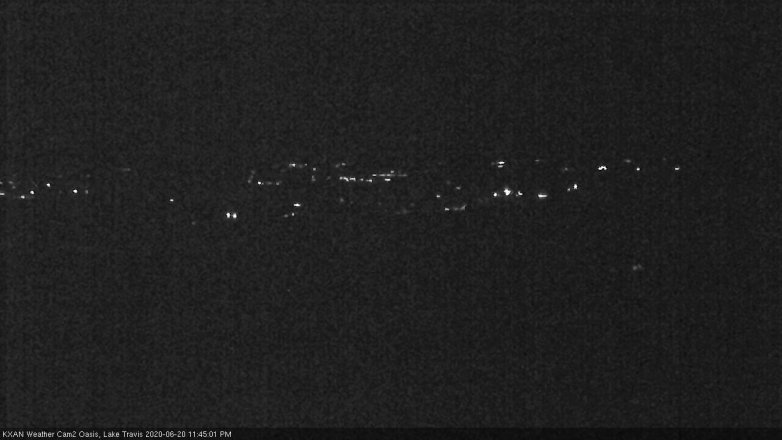 Lake Travis webcam, June 20, 2020 11:45 PM CT