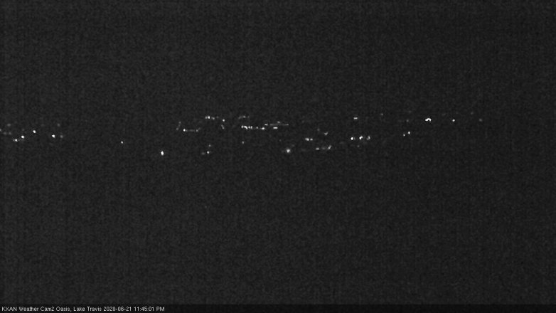 Lake Travis webcam, June 21, 2020 11:45 PM CT