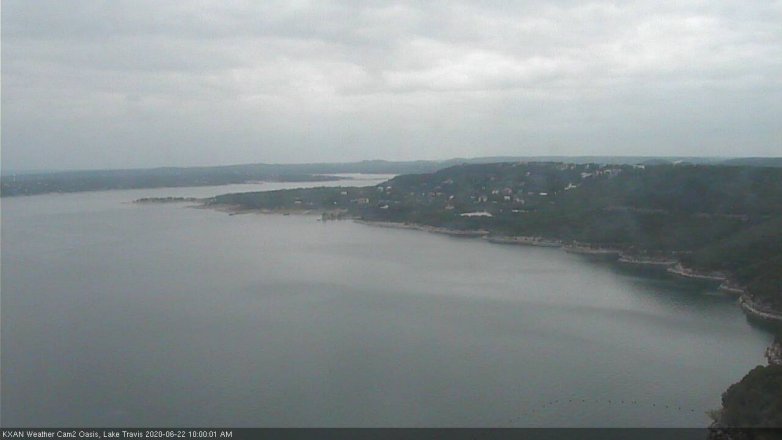 Lake Travis webcam, June 22, 2020 10:00 AM CT