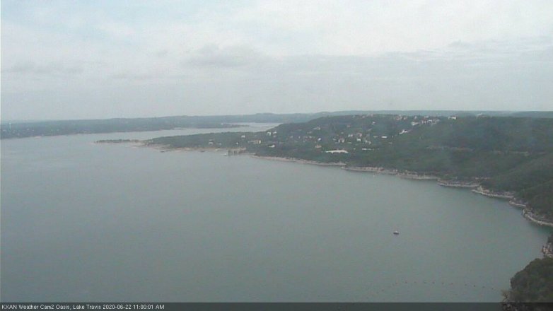 Lake Travis webcam, June 22, 2020 11:00 AM CT