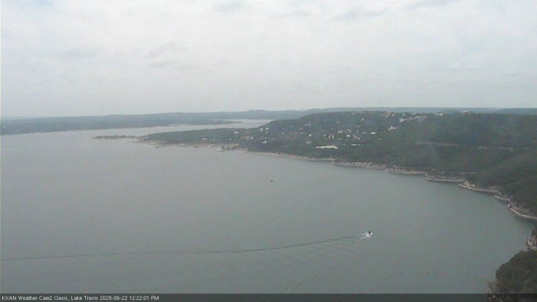 Lake Travis webcam, June 22, 2020 12:25 PM CT