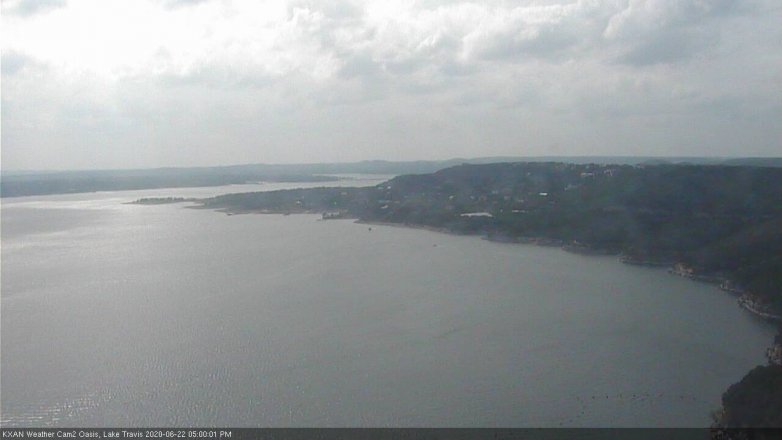 Lake Travis webcam, June 22, 2020 5:00 PM CT