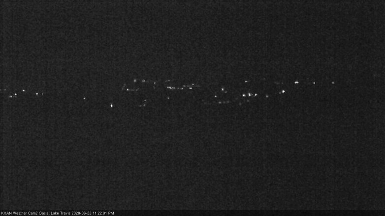 Lake Travis webcam, June 22, 2020 11:25 PM CT