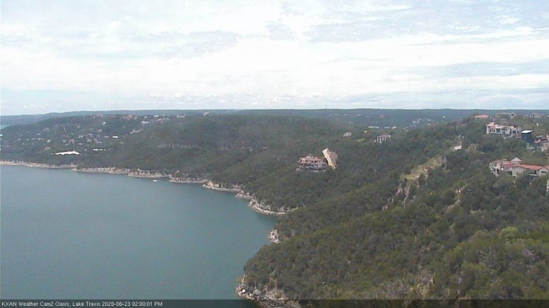 Lake Travis webcam, June 23, 2020 2:00 PM CT
