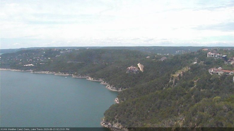Lake Travis webcam, June 23, 2020 2:25 PM CT
