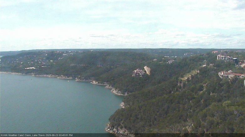 Lake Travis webcam, June 23, 2020 3:45 PM CT