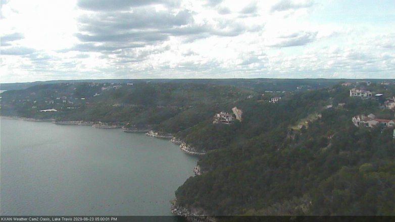 Lake Travis webcam, June 23, 2020 5:00 PM CT