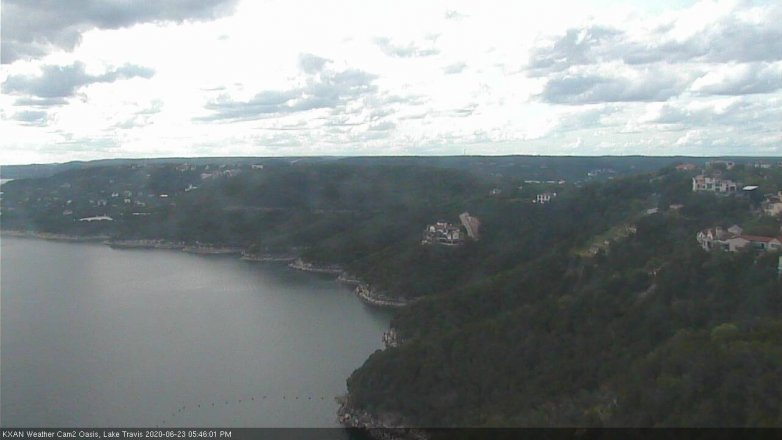 Lake Travis webcam, June 23, 2020 5:45 PM CT