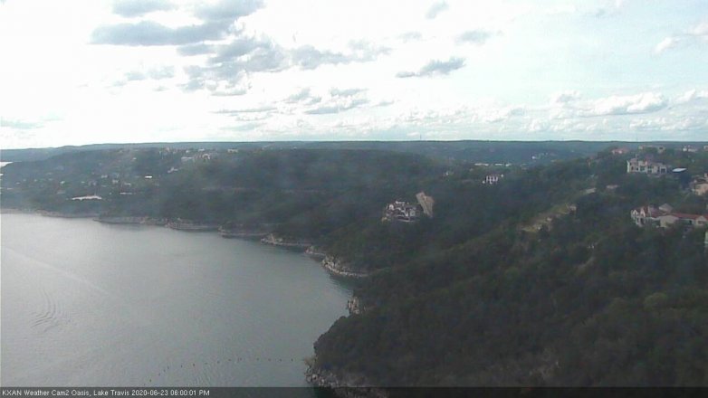 Lake Travis webcam, June 23, 2020 6:00 PM CT