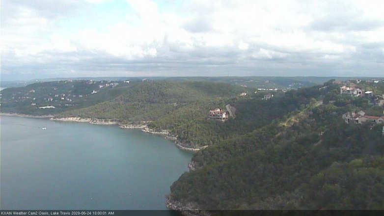 Lake Travis webcam, June 24, 2020 10:00 AM CT