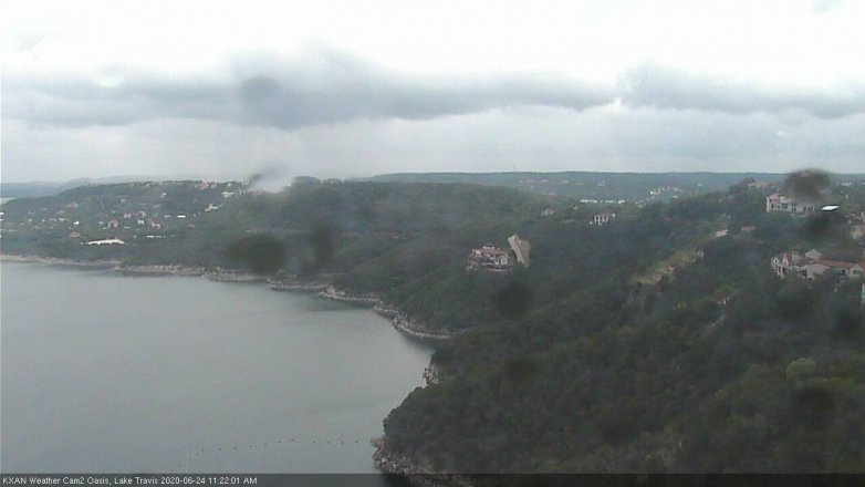 Lake Travis webcam, June 24, 2020 11:25 AM CT