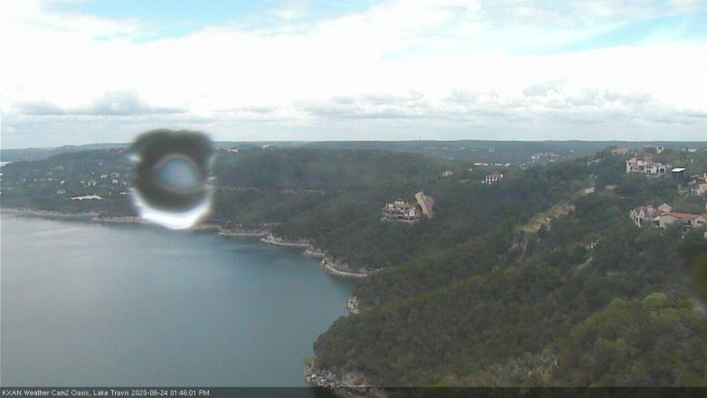 Lake Travis webcam, June 24, 2020 1:45 PM CT