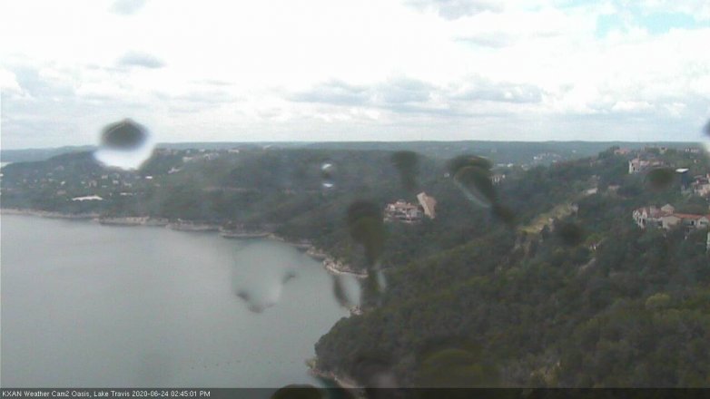 Lake Travis webcam, June 24, 2020 2:45 PM CT