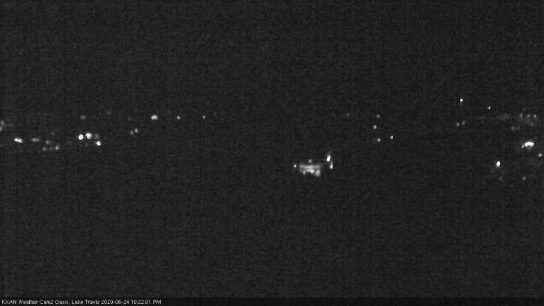 Lake Travis webcam, June 24, 2020 10:25 PM CT