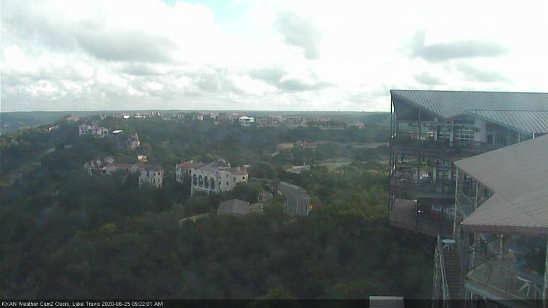 Lake Travis webcam, June 25, 2020 9:25 AM CT