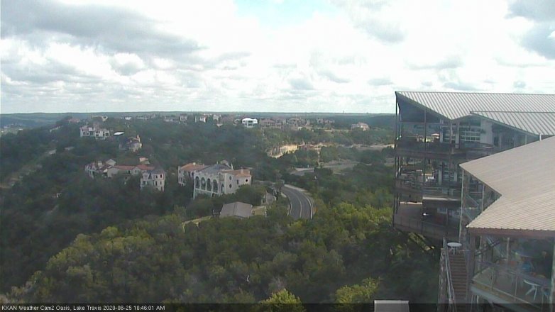 Lake Travis webcam, June 25, 2020 10:45 AM CT