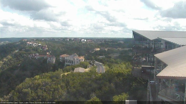 Lake Travis webcam, June 25, 2020 11:00 AM CT