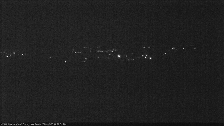 Lake Travis webcam, June 25, 2020 10:25 PM CT