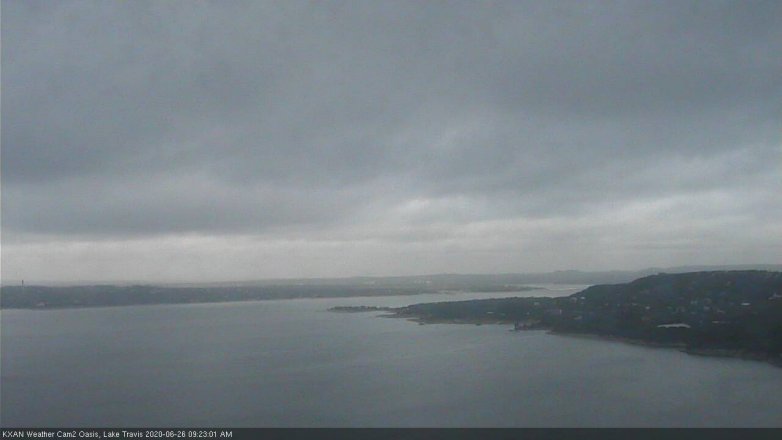 Lake Travis webcam, June 26, 2020 9:25 AM CT