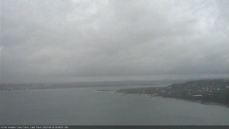 Lake Travis webcam, June 26, 2020 9:45 AM CT