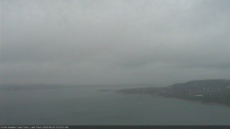Lake Travis webcam, June 26, 2020 10:25 AM CT