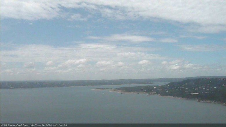 Lake Travis webcam, June 26, 2020 2:25 PM CT