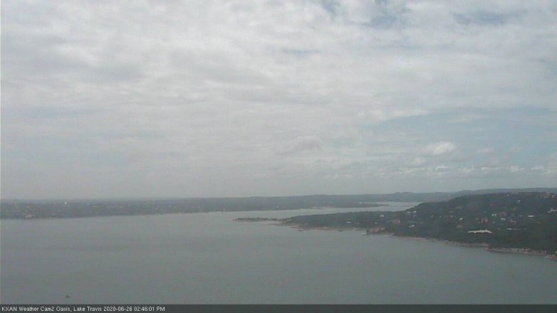 Lake Travis webcam, June 26, 2020 2:45 PM CT