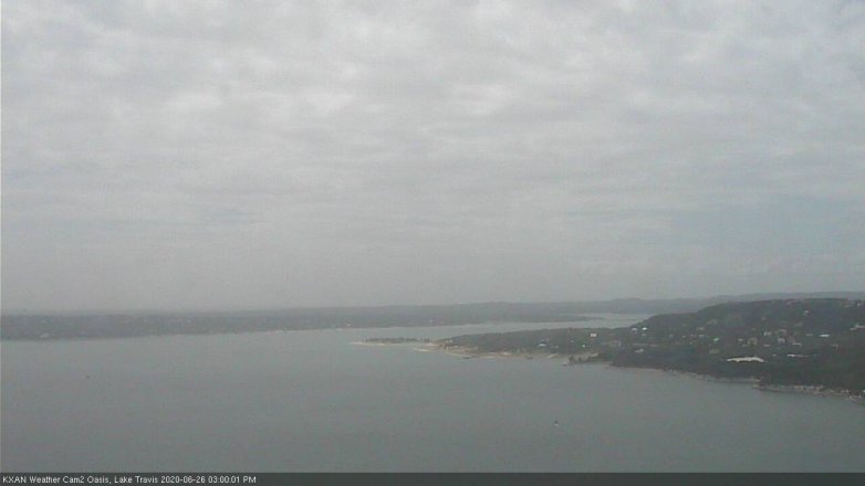 Lake Travis webcam, June 26, 2020 3:00 PM CT