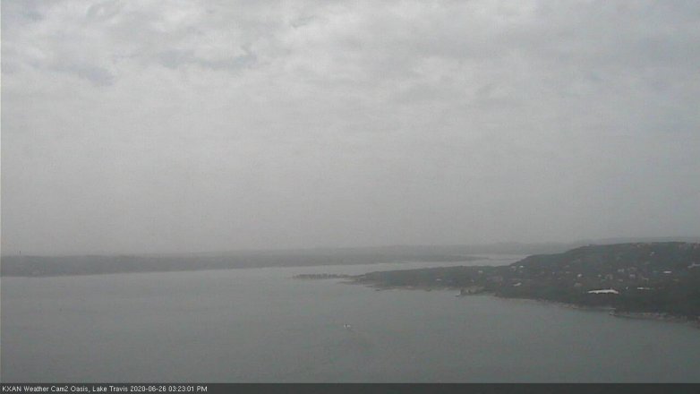 Lake Travis webcam, June 26, 2020 3:25 PM CT